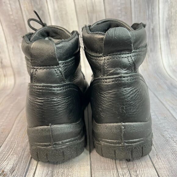 Thorogood Black Leather Boots Plain Toe Chukka 534-6906 Men's 6 US Women’s 7.5 - Picture 4 of 9